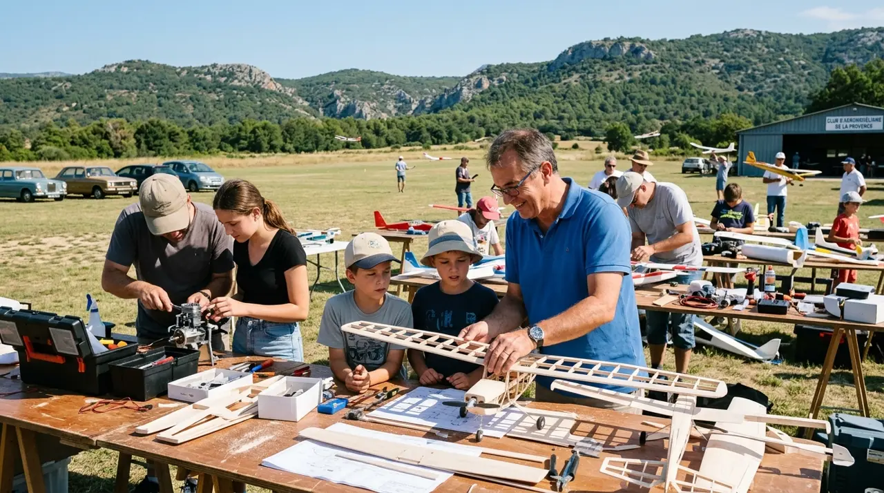 Atelier d'aéromodélisme et d'éducation aéronautique à Agde